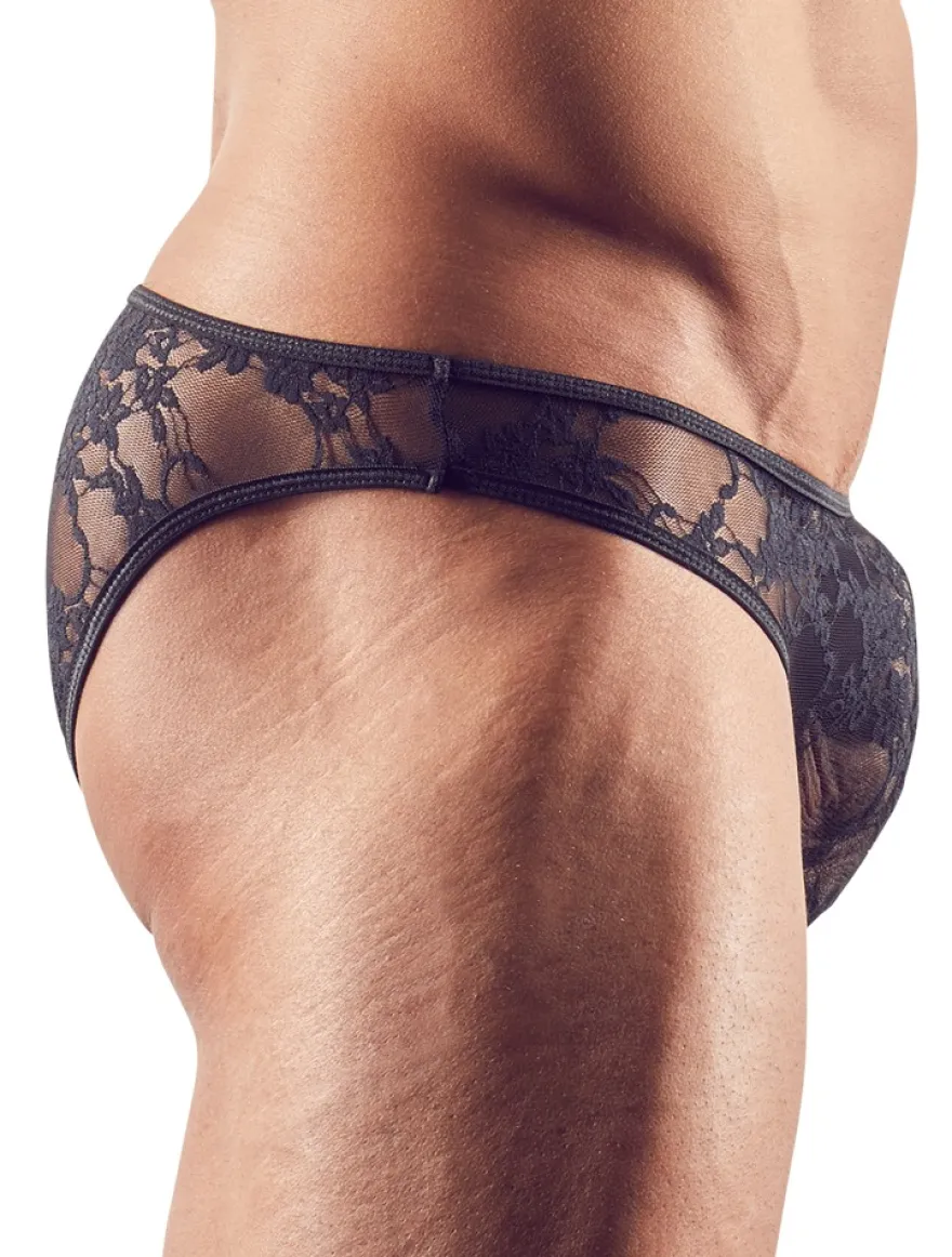 Svenjoyment - Herren Slip Spitze schwarz