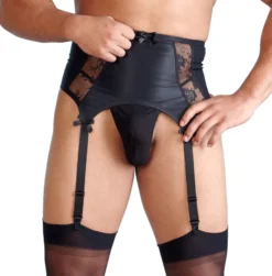 Svenjoyment - Herren Strapsgürtel schwarz