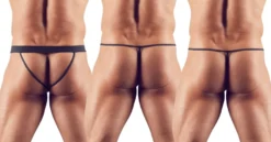 Svenjoyment - Herren Strings 3er schwarz