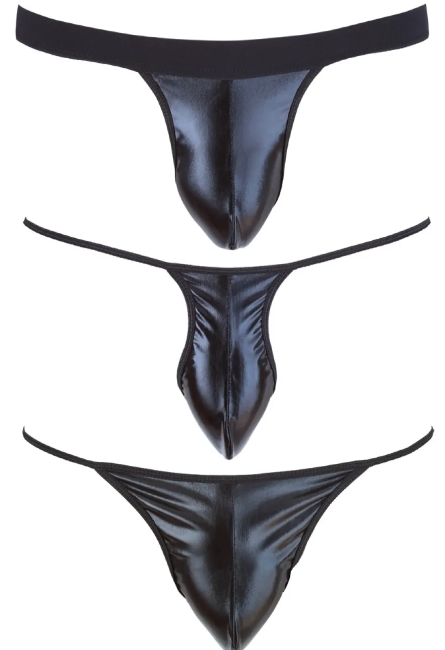 Svenjoyment - Herren Strings 3er schwarz
