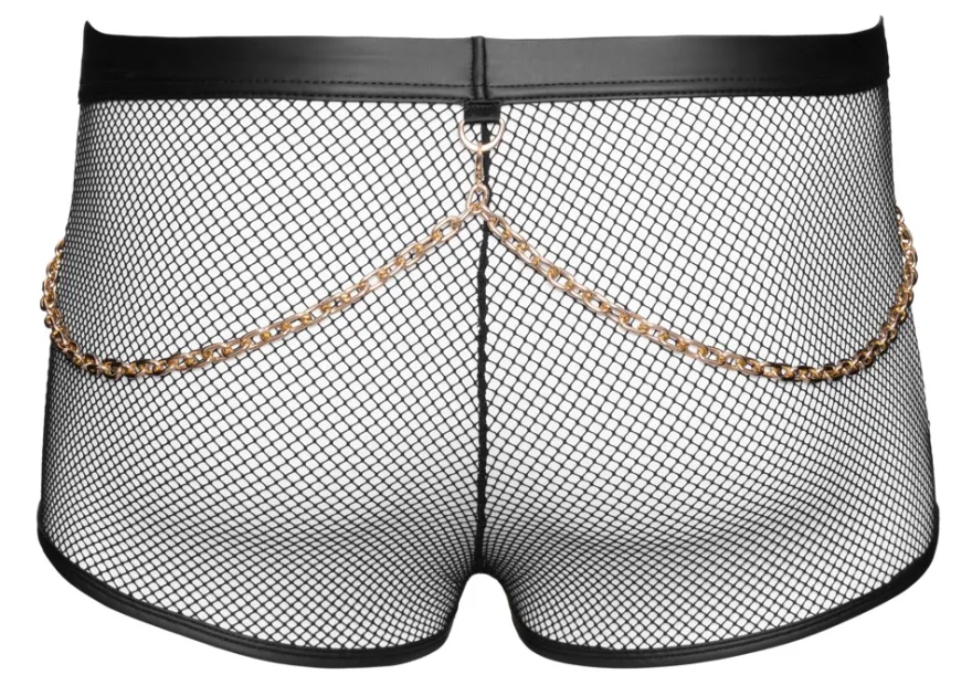 Svenjoyment - Netz Pants mit Reißverschluss