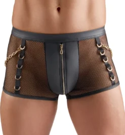 Svenjoyment - Netz Pants mit Reißverschluss