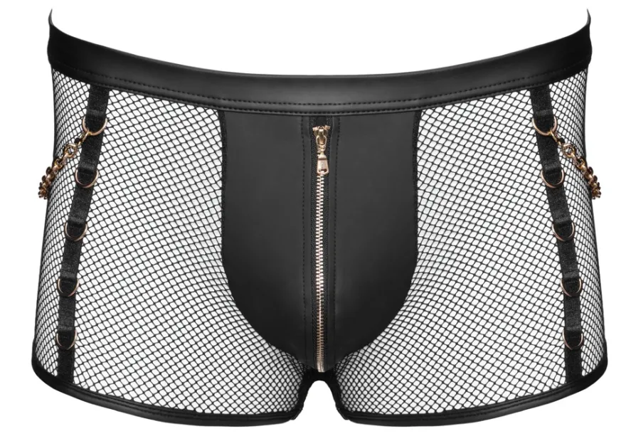 Svenjoyment - Netz Pants mit Reißverschluss