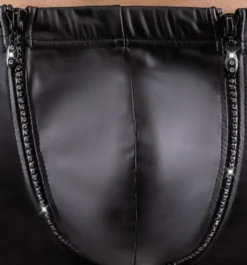 Svenjoyment - Pants im edlem Mattlook mit Reißverschluss