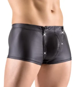 Svenjoyment - Pants im edlem Mattlook mit Reißverschluss