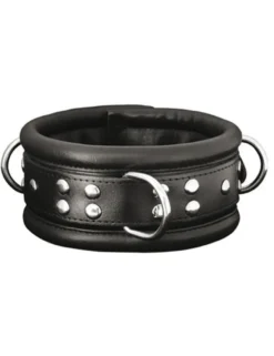 XXdreamSToys - Leder-Halsfessel breit schwarz