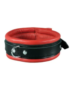 XXdreamSToys - Leder-Halsfessel rot/schwarz