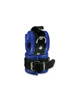 XXdreamSToys - Leder-Handfessel blau/schwarz