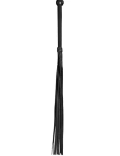 XXdreamSToys - Lederpeitsche mit Kugel-Holzgriff schwarz
