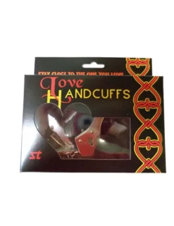 XXdreamSToys - Liebes - Handschellen mit Plüsch schwarz
