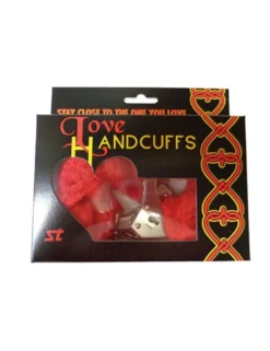 XXdreamSToys - Liebes - Handschellen mit Plüsch rot