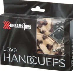 XXdreamSToys - Liebes - Handschellen mit Plüsch Leopard