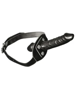 XXdreamSToys - Mund-Knebel mit abnehmbarem Dildo schwarz