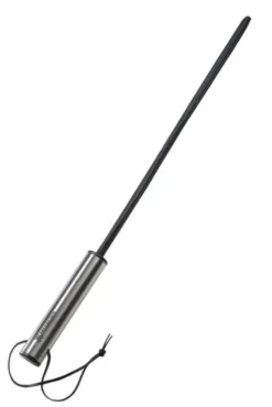 XXdreamSToys - Rohrstock 'Flex' mit Edelstahlgriff, Ø 1,30 cm schwarz