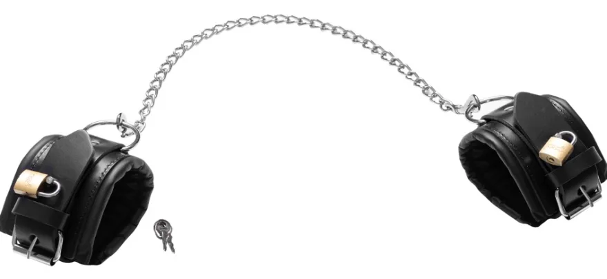 Zado- Leder Fußfessel Set