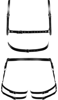 ZADO - Leder Harness Set für Männer