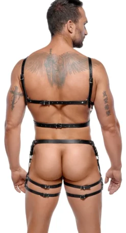 ZADO - Leder Harness Set für Männer