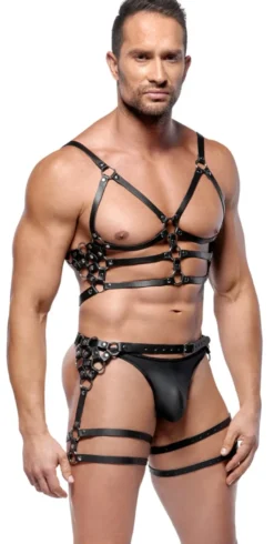 ZADO - Leder Harness Set für Männer