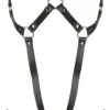 ZADO-Leder Ketten-Harness schwarz