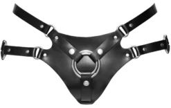 ZADO - Leder Strap-on schwarz