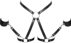 Zado - Leder Taillengurt mit Fesseln