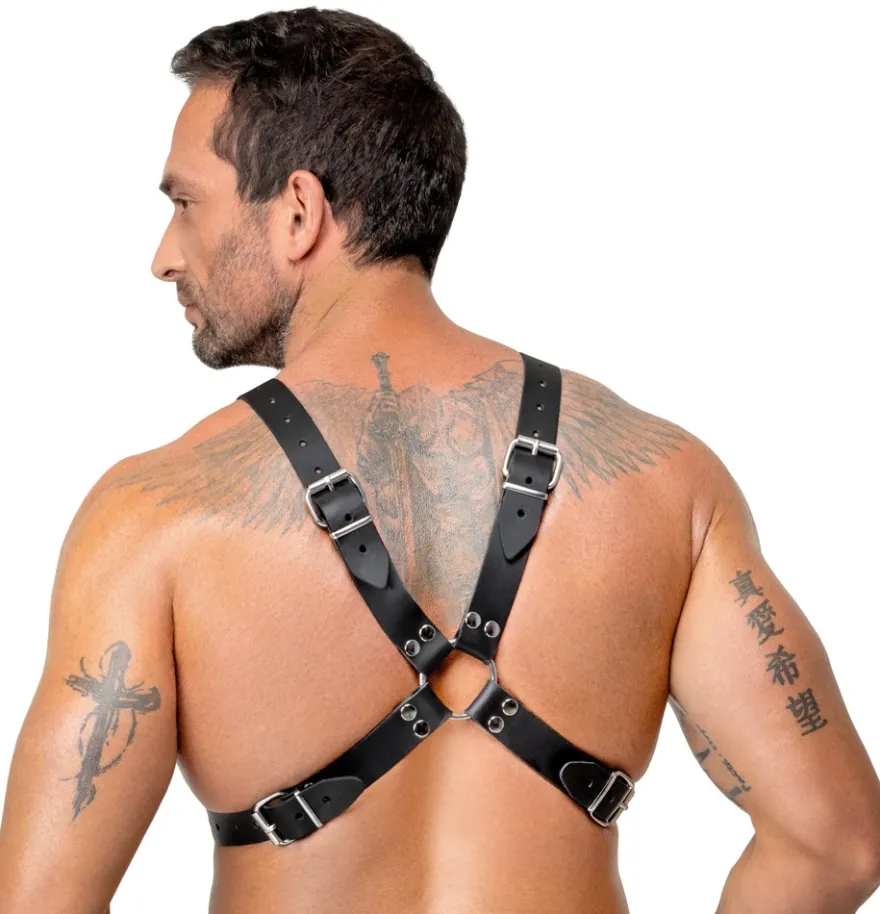 Zado - X Brust-Harness aus Leder