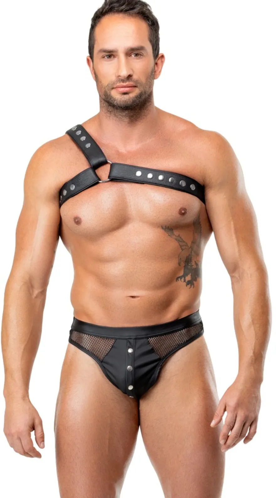 Zado - Y Brust-Harness aus Leder