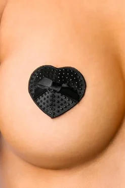 Zugeschnürt - Nipple-Patches in Herzform