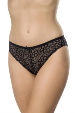 Zugeschnürt - Slip aus Spitze Floral